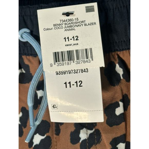 Cotton: On Kids Benny Boardshorts Swimwear- Animal Print- Size 11-12 - Picture 3 of 3